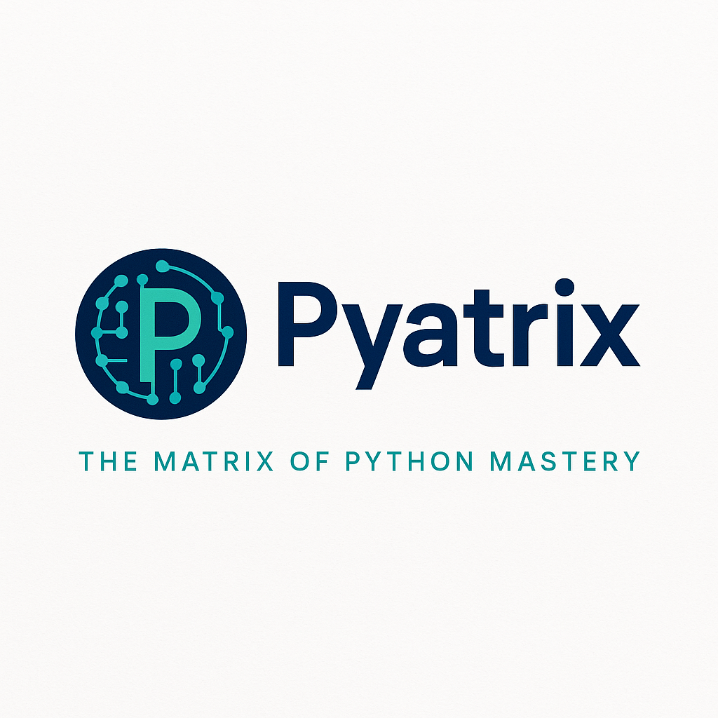 Pyatrix Logo - The Matrix of Python Mastery